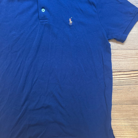 Polo Ralph Lauren dark blue custom slim fit short sleeve mens polo shirt SIZE M