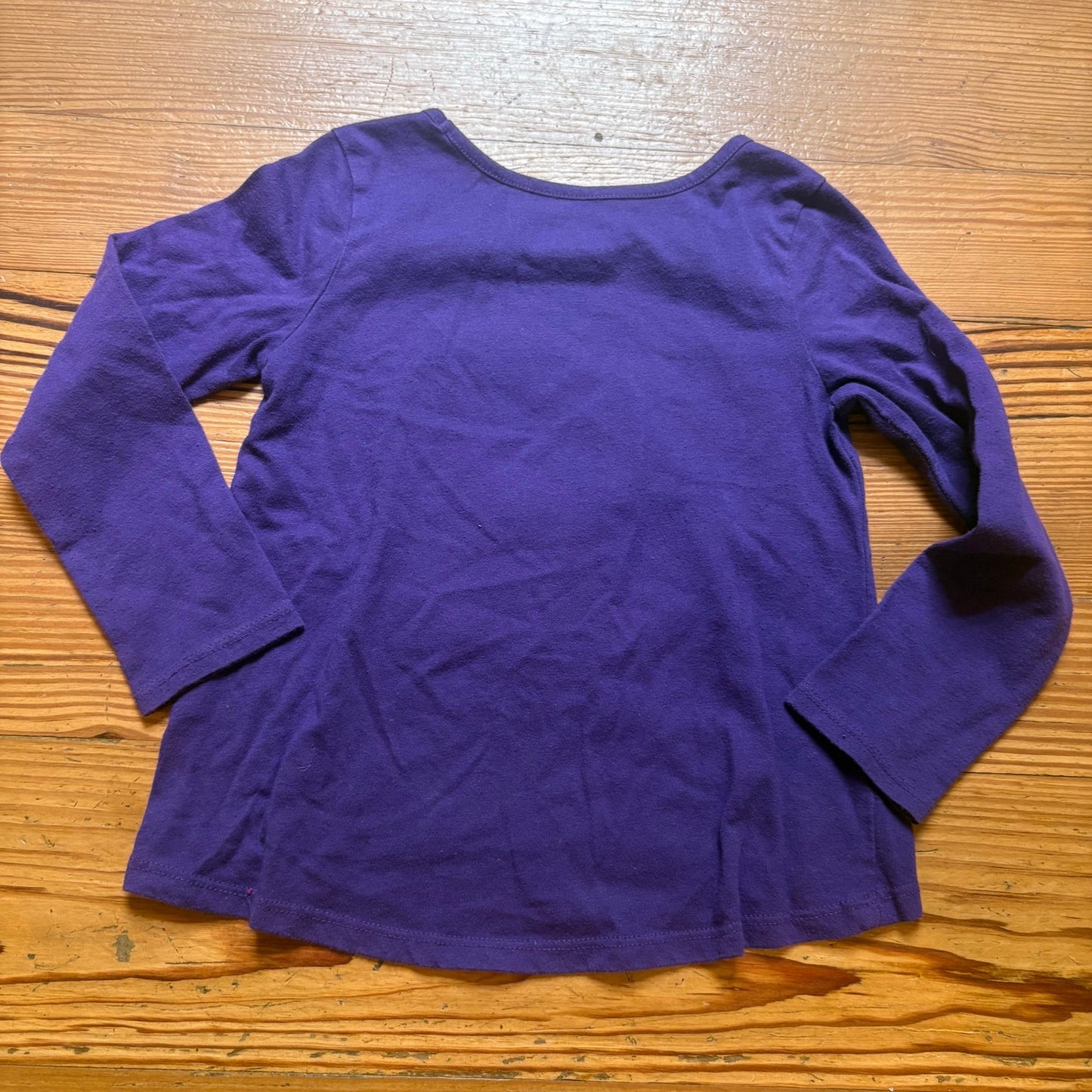 The Children's Place purple cat crown sequin long sleeve girls shirt SIZE 3T