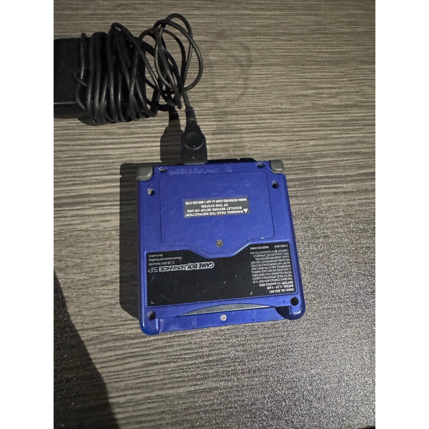 Nintendo Game Boy Advance SP Handheld System - blue