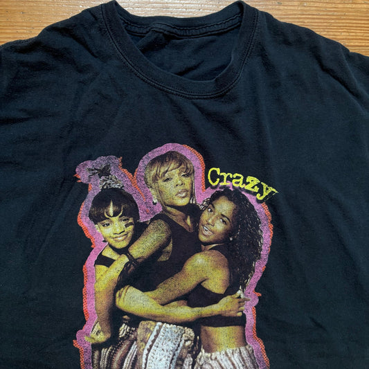 TLC Crazy Sexy Cool black short sleeve graphic shirt SZE L