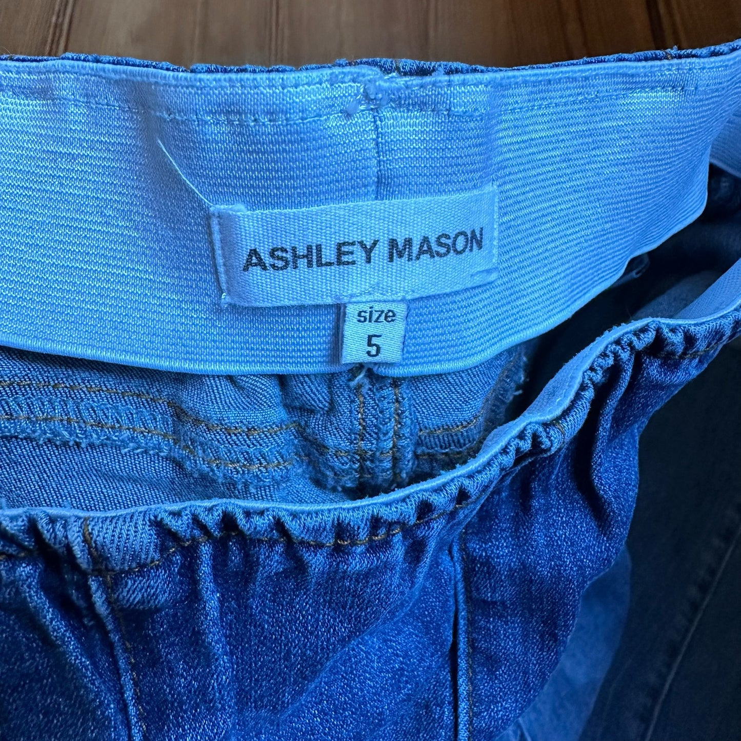 Ashley Mason medium wash high rise flare jeans SIZE 5