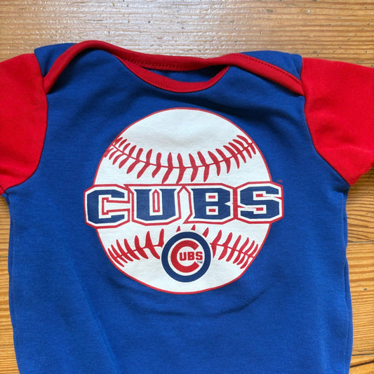 Genuine Merchandise Chicago Cubs royal blue short sleeve bodysuit SIZE 12M