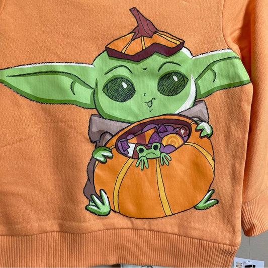NWT Star Wars Baby Yoda Halloween sweatshirt and matching leggings sets 4T
