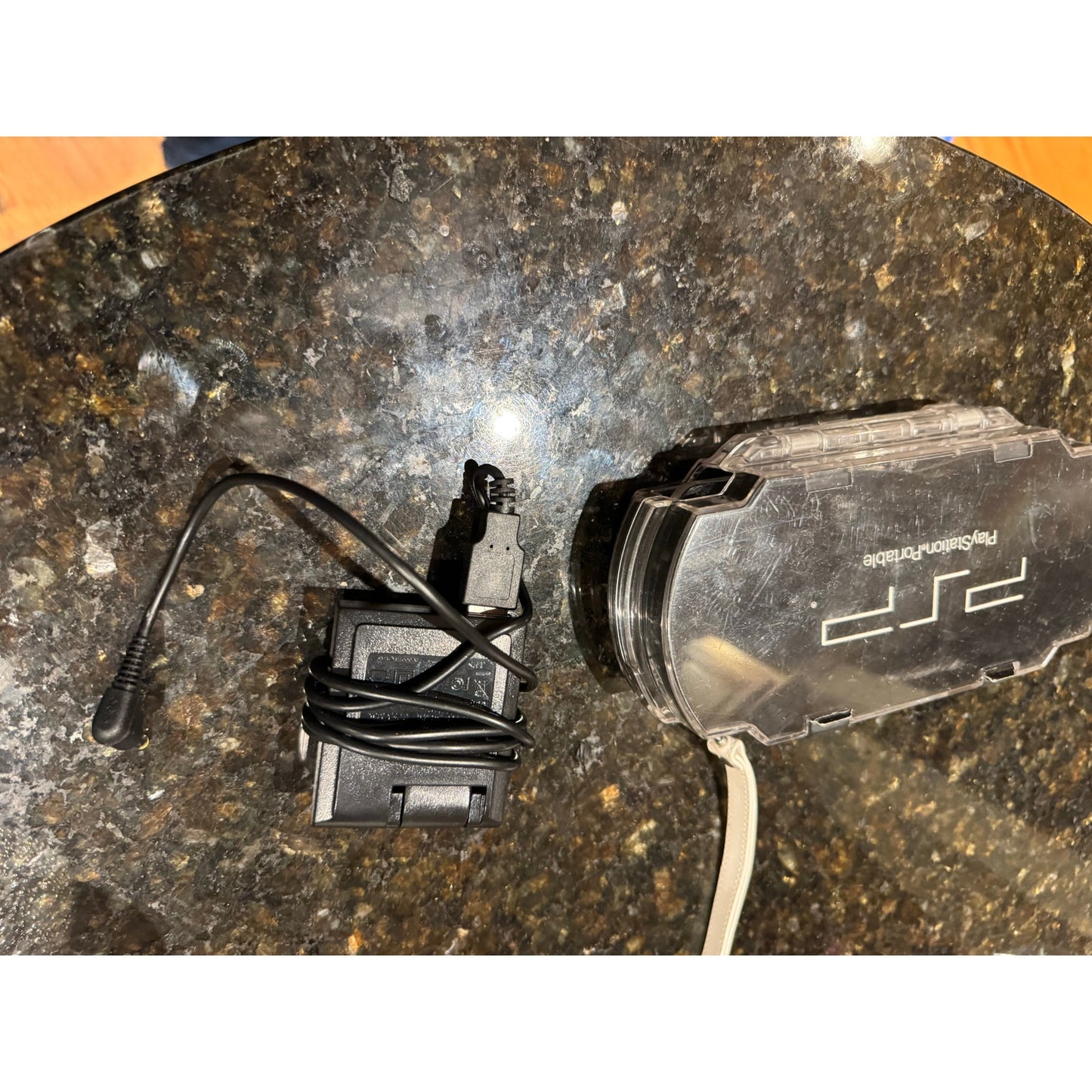 PSP handheld system TESTED - Black Color with Tough Travel Case