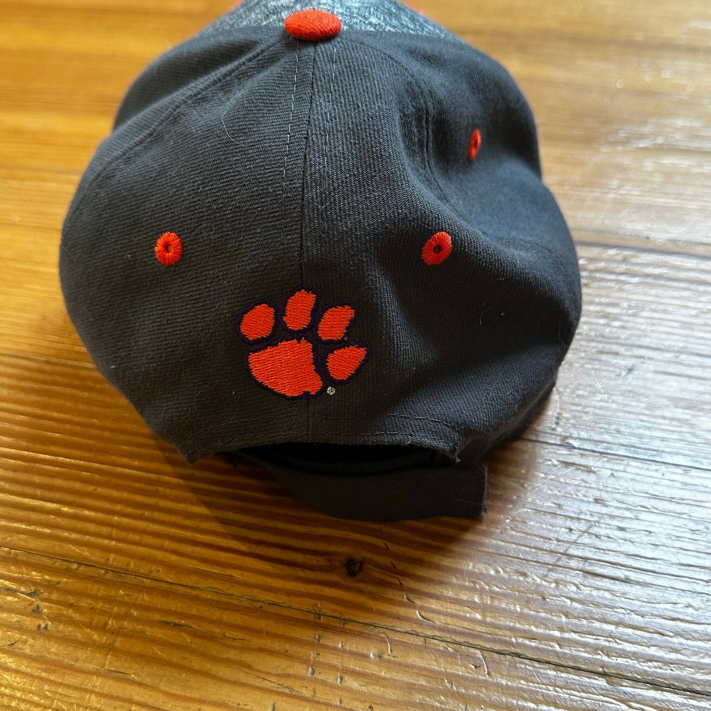 New Era gray two toned Clemson Tigers adjustable baseball cap