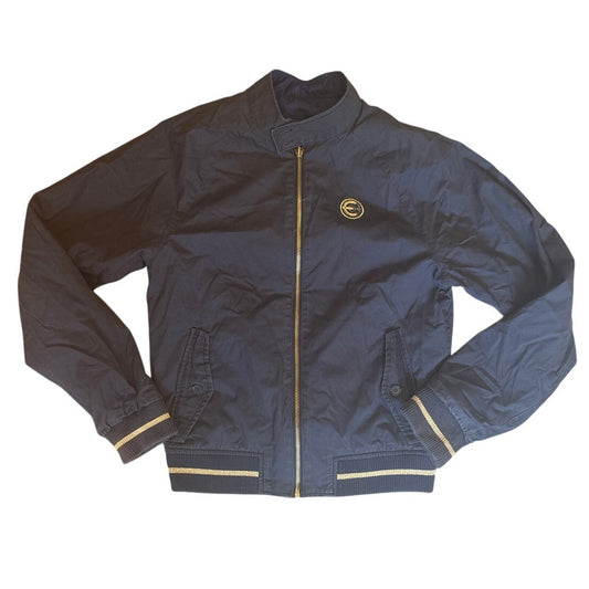 Disney Marvel blue gold reversible full zip jacket SIZE M