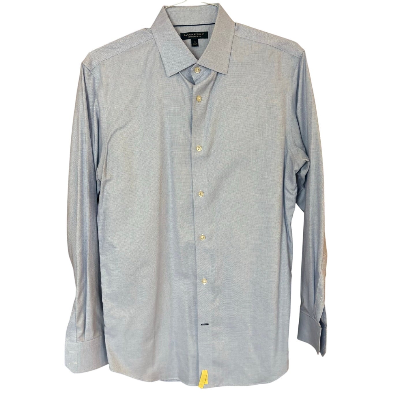 Banana Republic light blue slim fit long sleeve button up mens shirt SIZE M