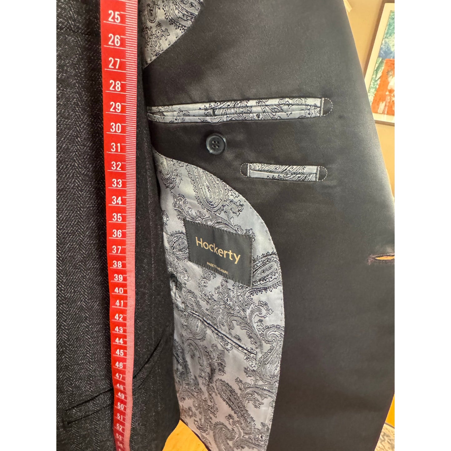 Hockerty Custom Suit with vest 38 S - NWOT