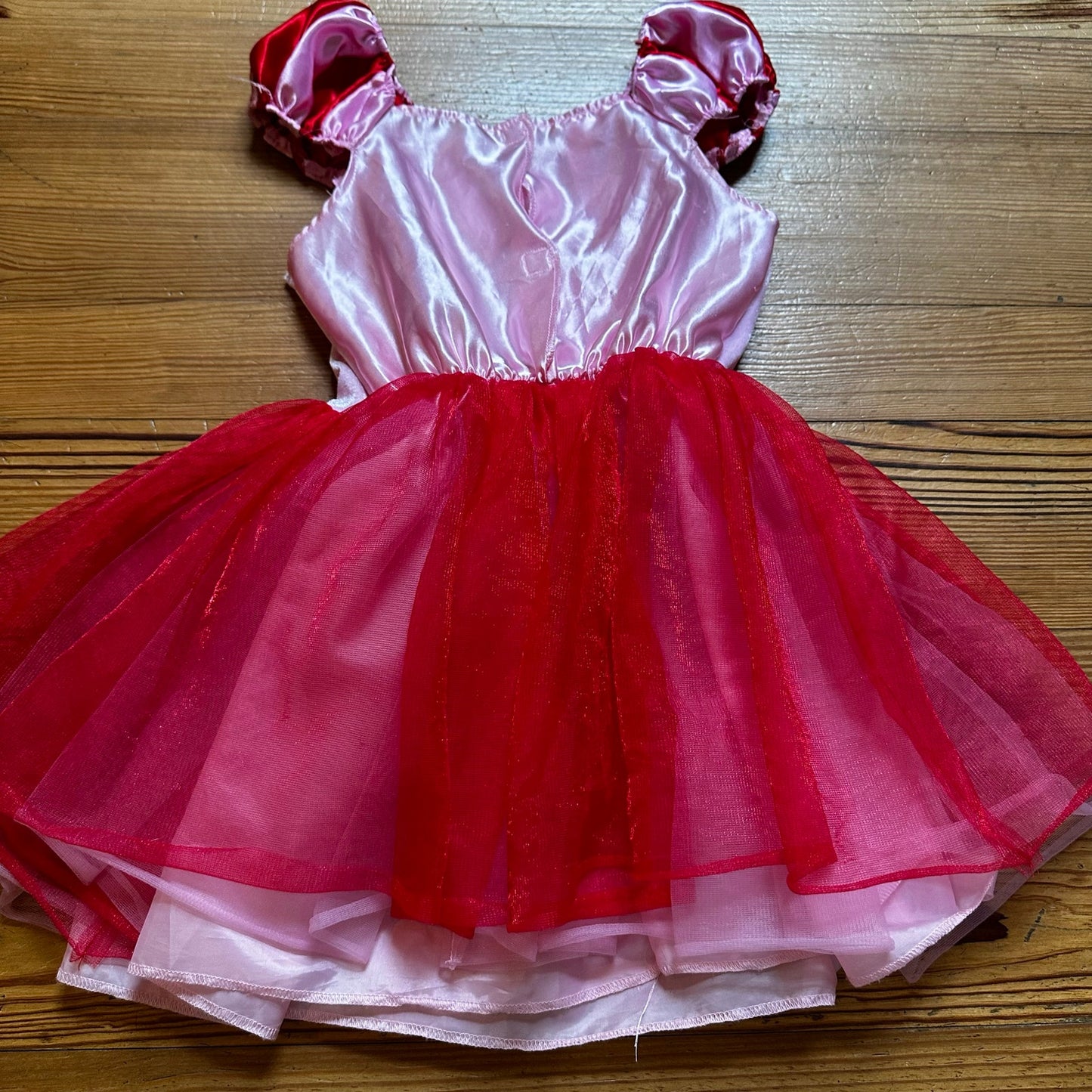 Olivia book character pink red costume short sleeve tutu dress SIZE 4