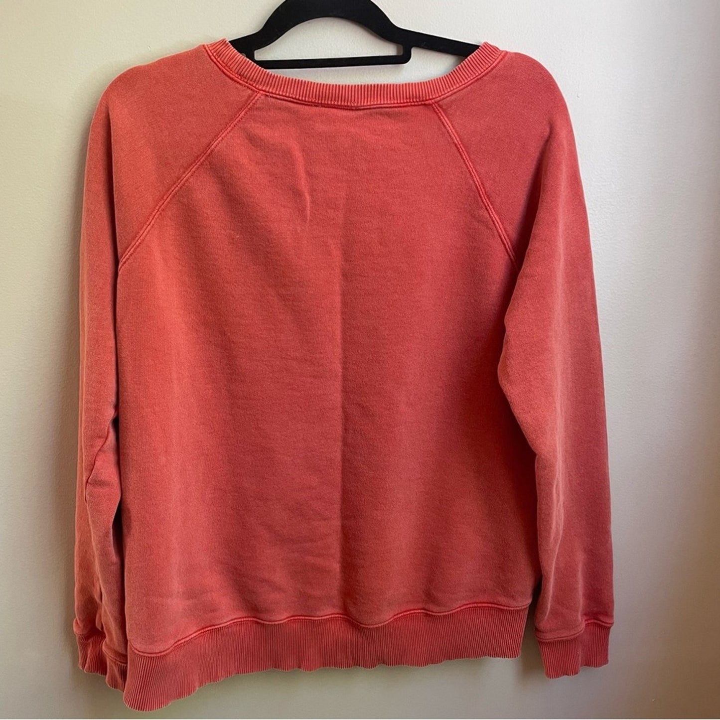 Melrose and Market red crew neck zipper sweater SIZE L