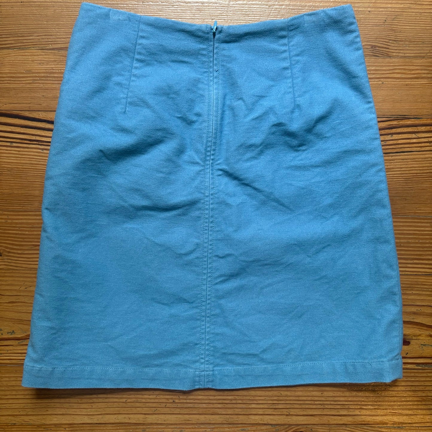 Boden light blue double pocket front mini skirt SIZE 6