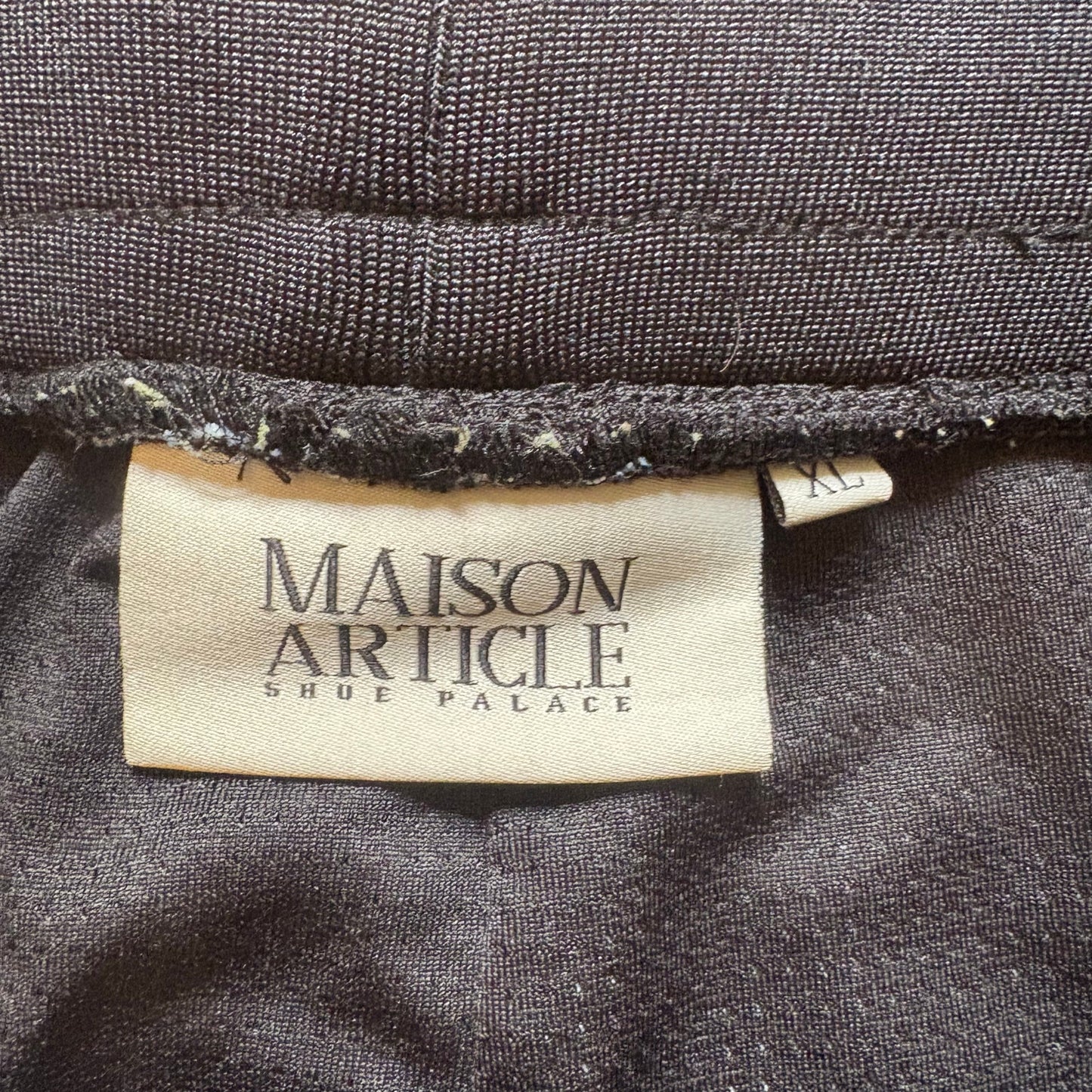 Maison Article blue tiger foliage double lined mens drawstring shorts SIZE XL