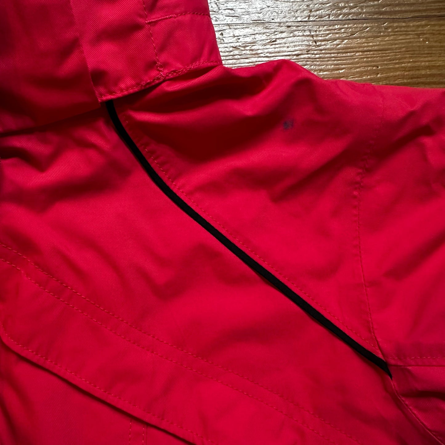Columbia pink black accents hooded utility jacket SIZE 14