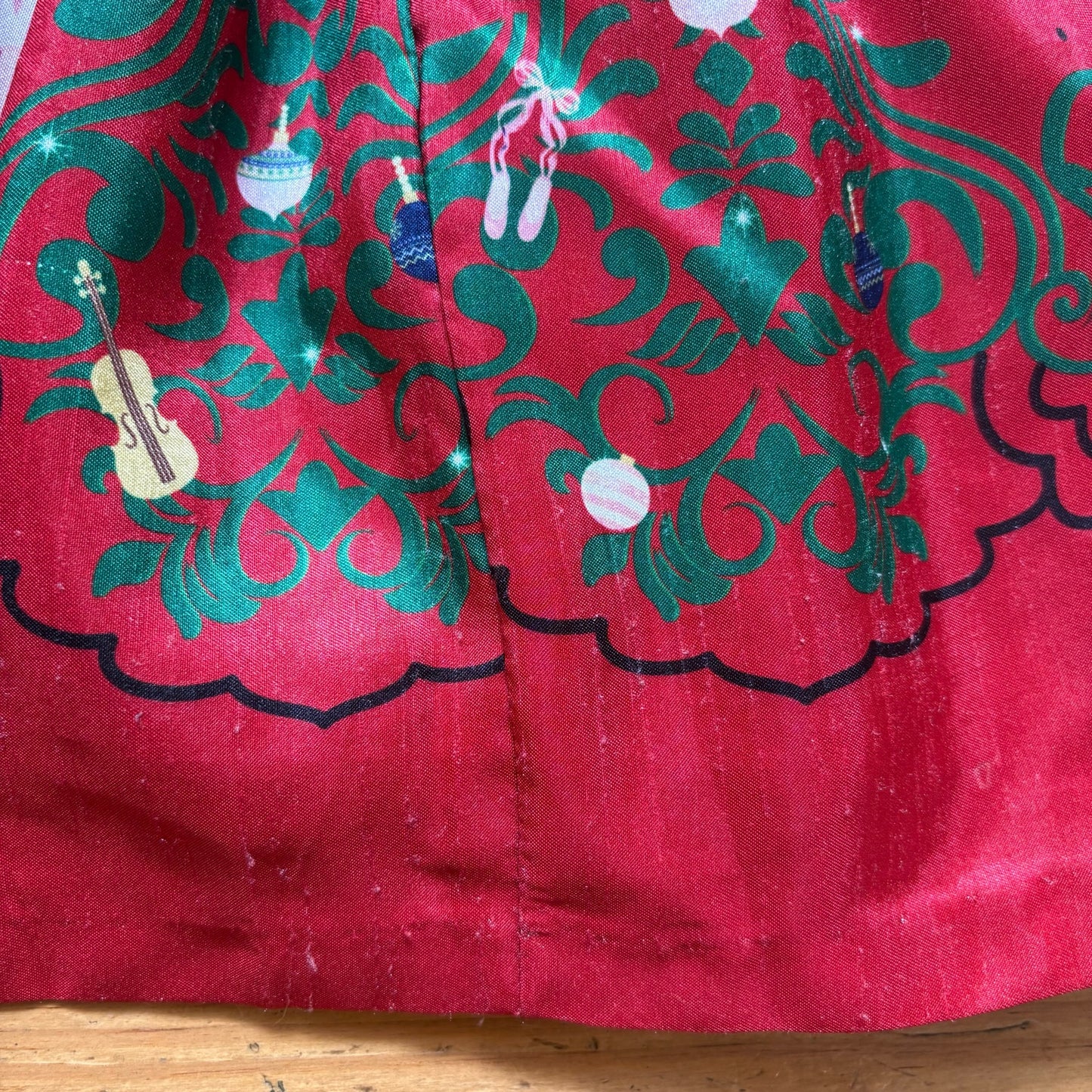 Bonnie Jean red Nutcracker themed sleeveless dress SIZE 4