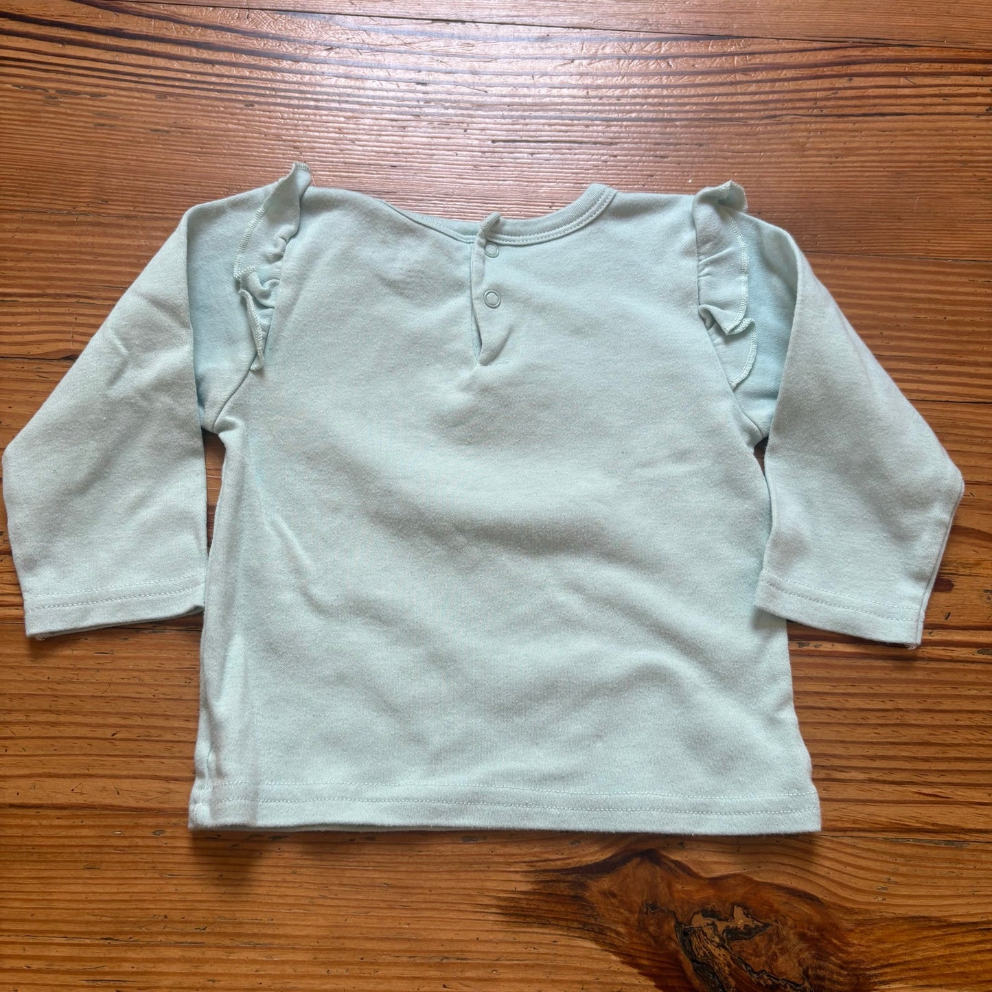 Lila & Jack light green Happy Fall Ya'll long sleeve baby shirt SIZE 18-24M