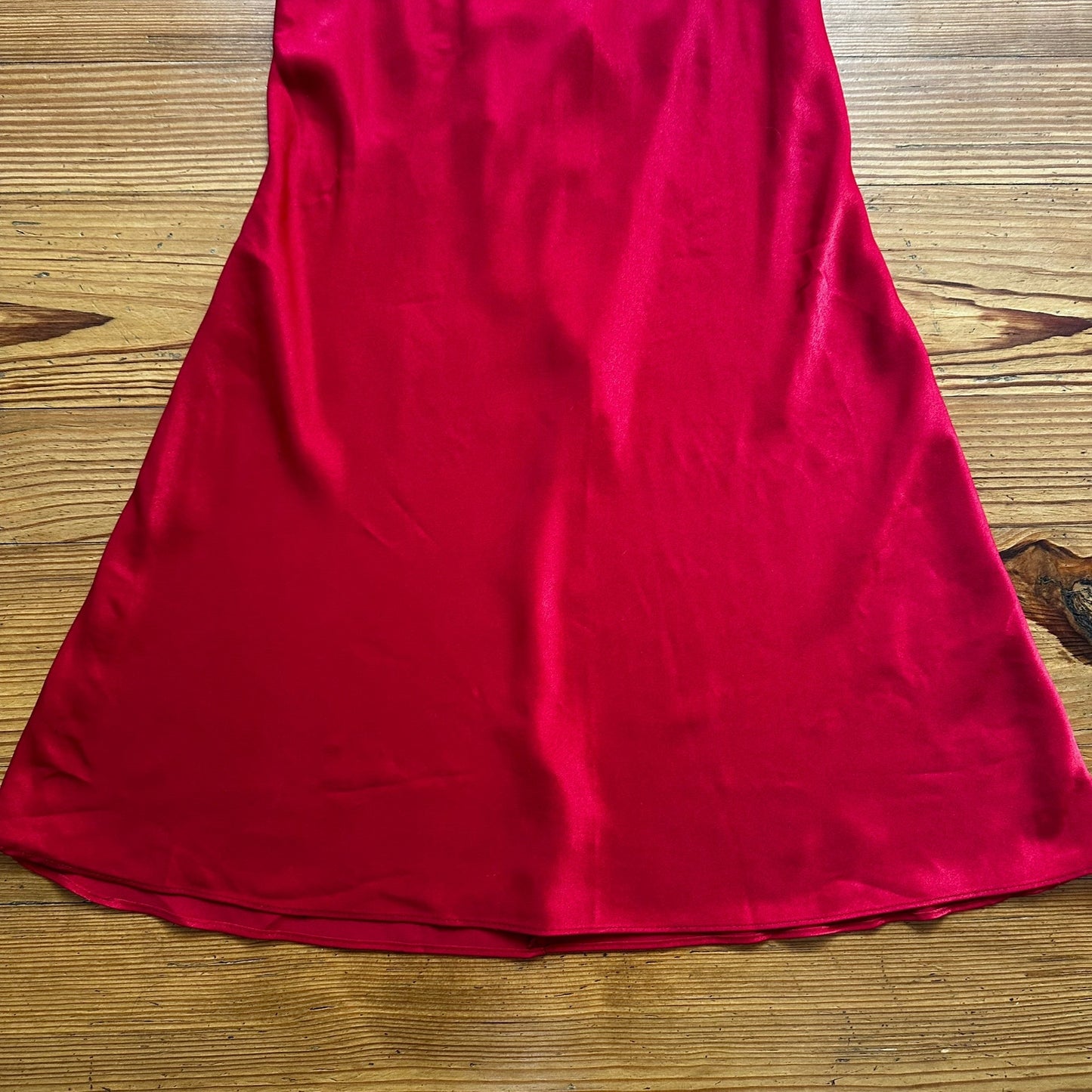 California Dynasty red low back slip dress SIZE S