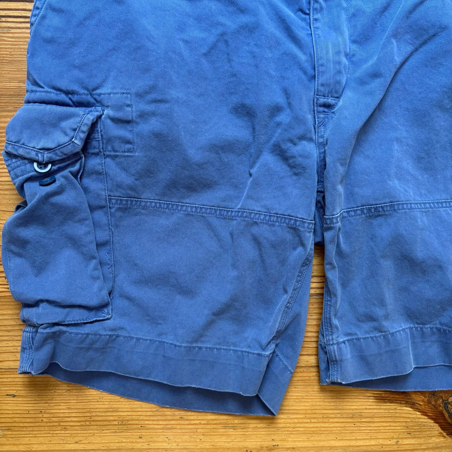 Polo Ralph Lauren blue cotton mens cargo shorts SIZE 44B