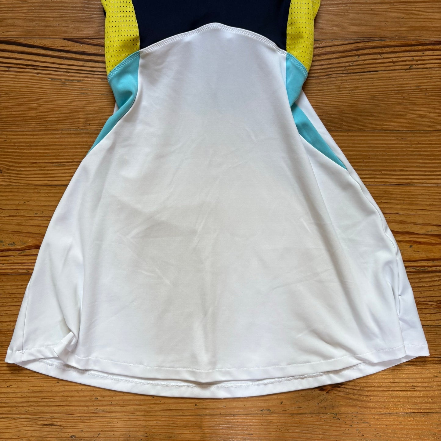 Lacoste Sport navy white color block sleeveless athletic dress SIZE 2
