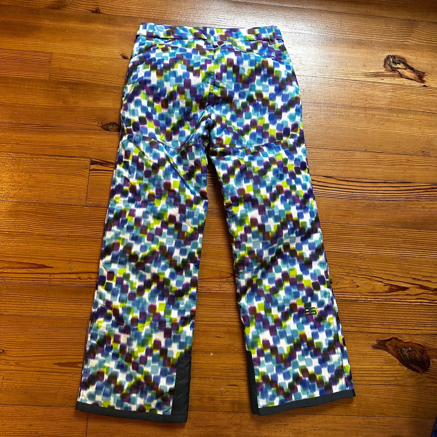 Arctix white purple blue multicolor youth snow pants SIZE XL