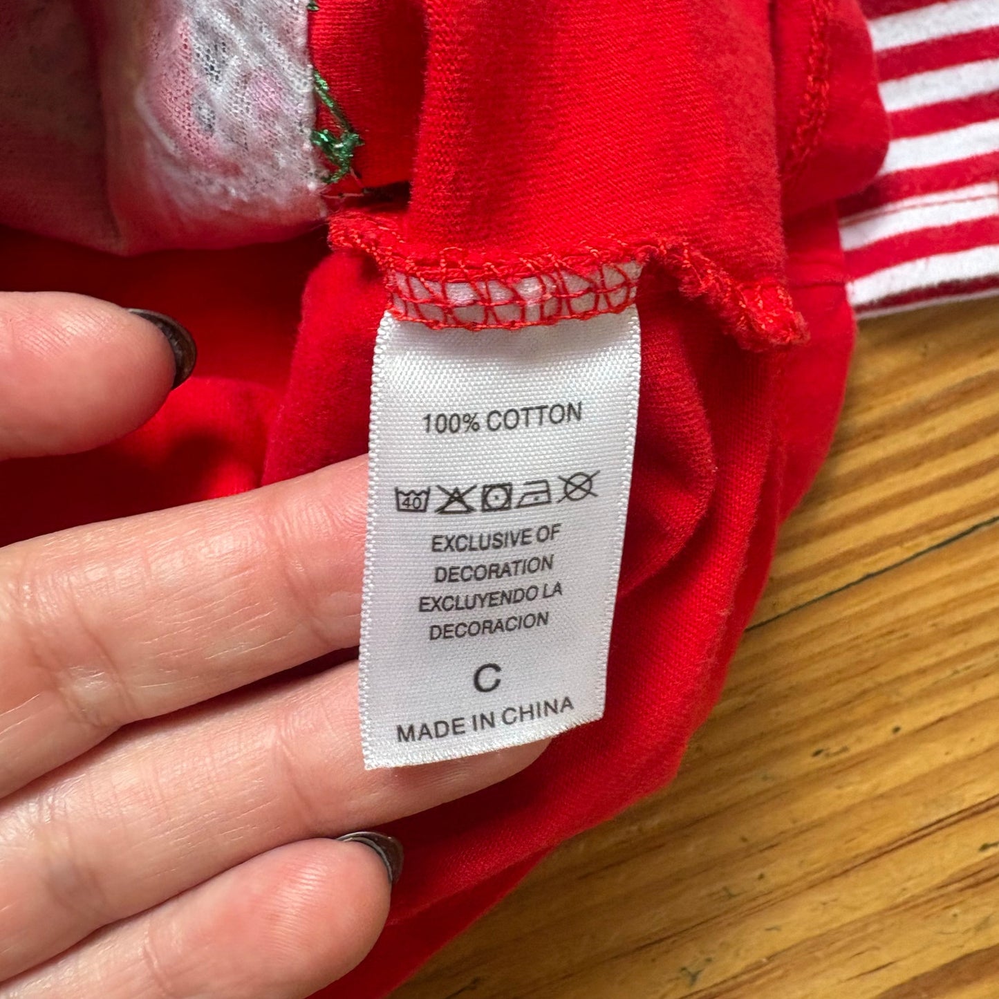 Boden red long sleeve bunny Christmas holiday long sleeve girls dress SIZE 3T