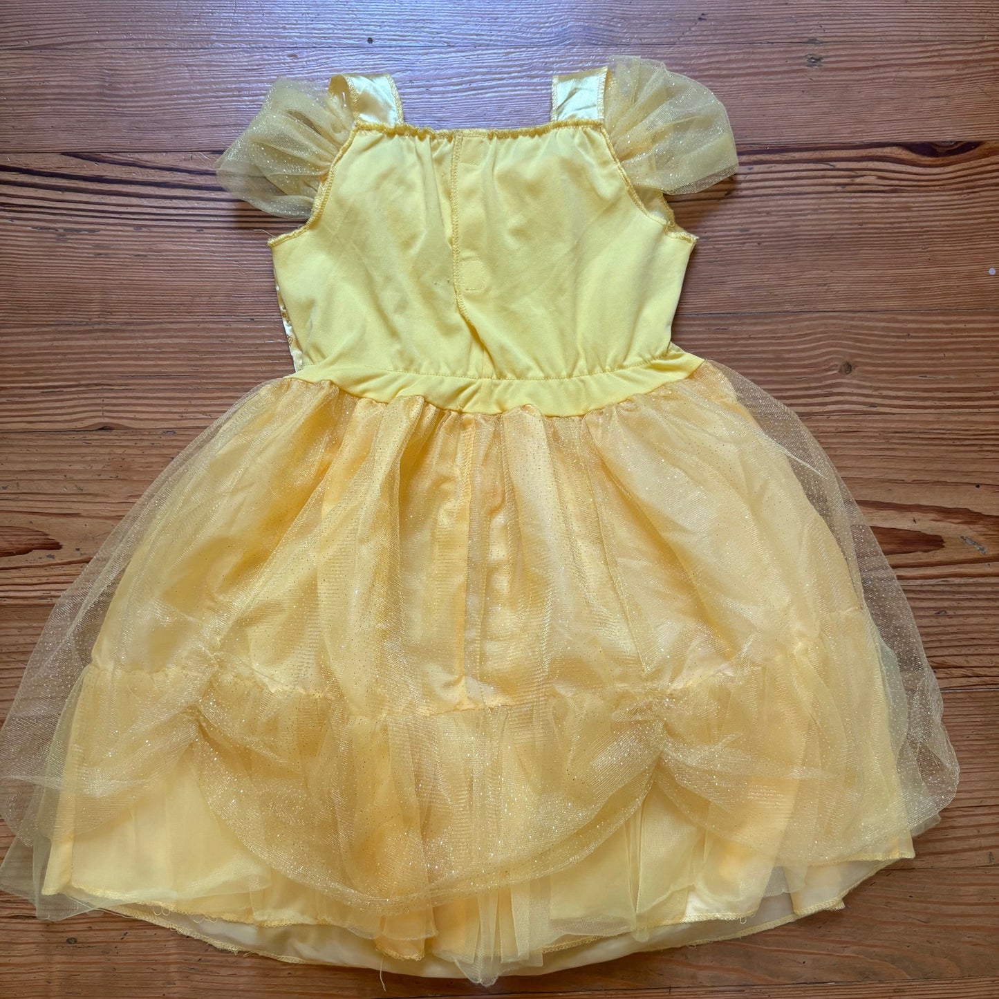 Disney Princess Belle Beauty and the Beast yellow costume ball gown SIZE XS
