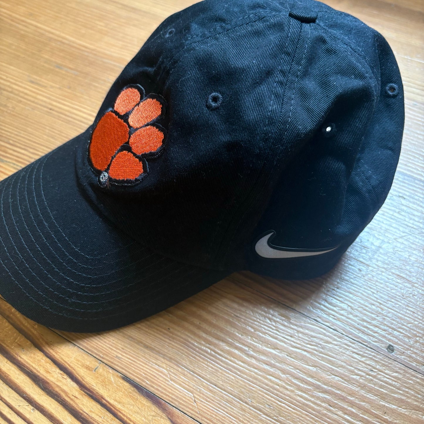 Nike Clemson University National Championship black gold adjustable baseball hat