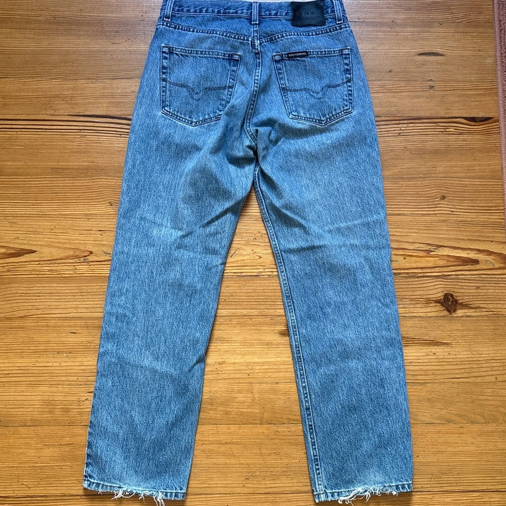 Harley Davidson medium wash straight leg mens jeans SIZE 31X30
