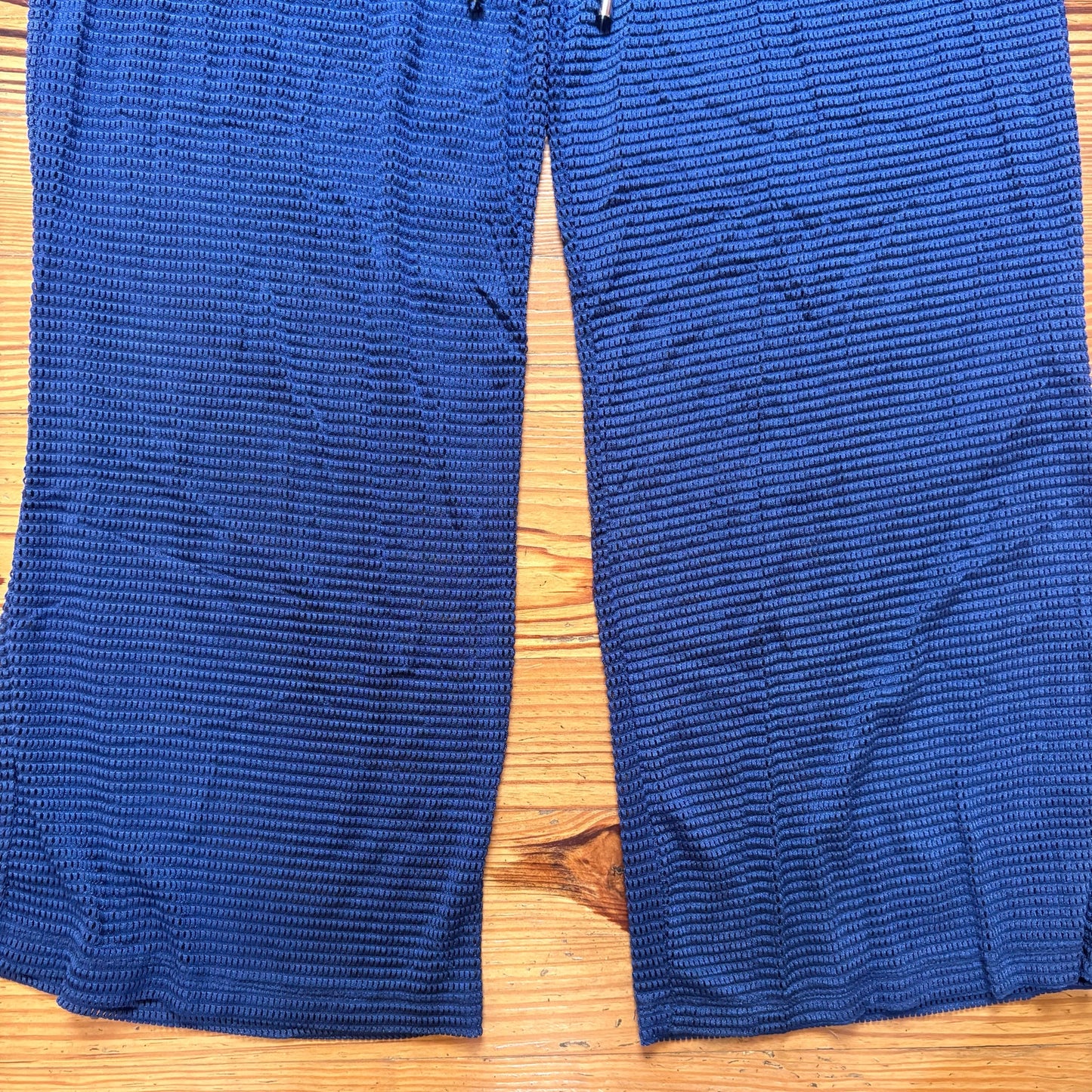 Marina Blu blue swim mesh coverup pants SIZE M