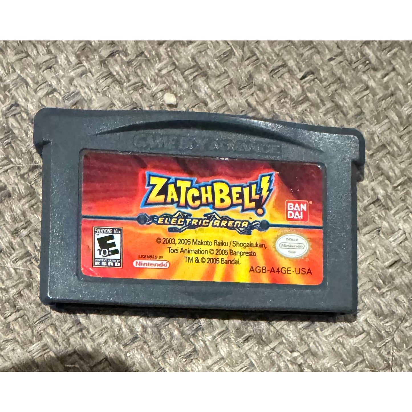 Zatch Bell Electric Arena (Gameboy Advance) Authentic Tested Working