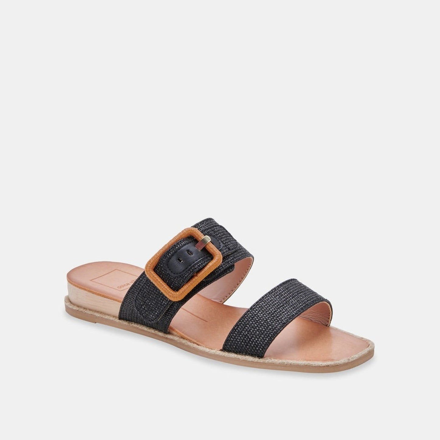 Dolce Vita Peio black double strap buckle sandals SIZE 8