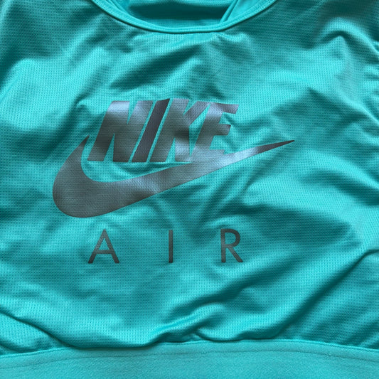 Nike Air Dri fit teal double lined sports bra SIZE S
