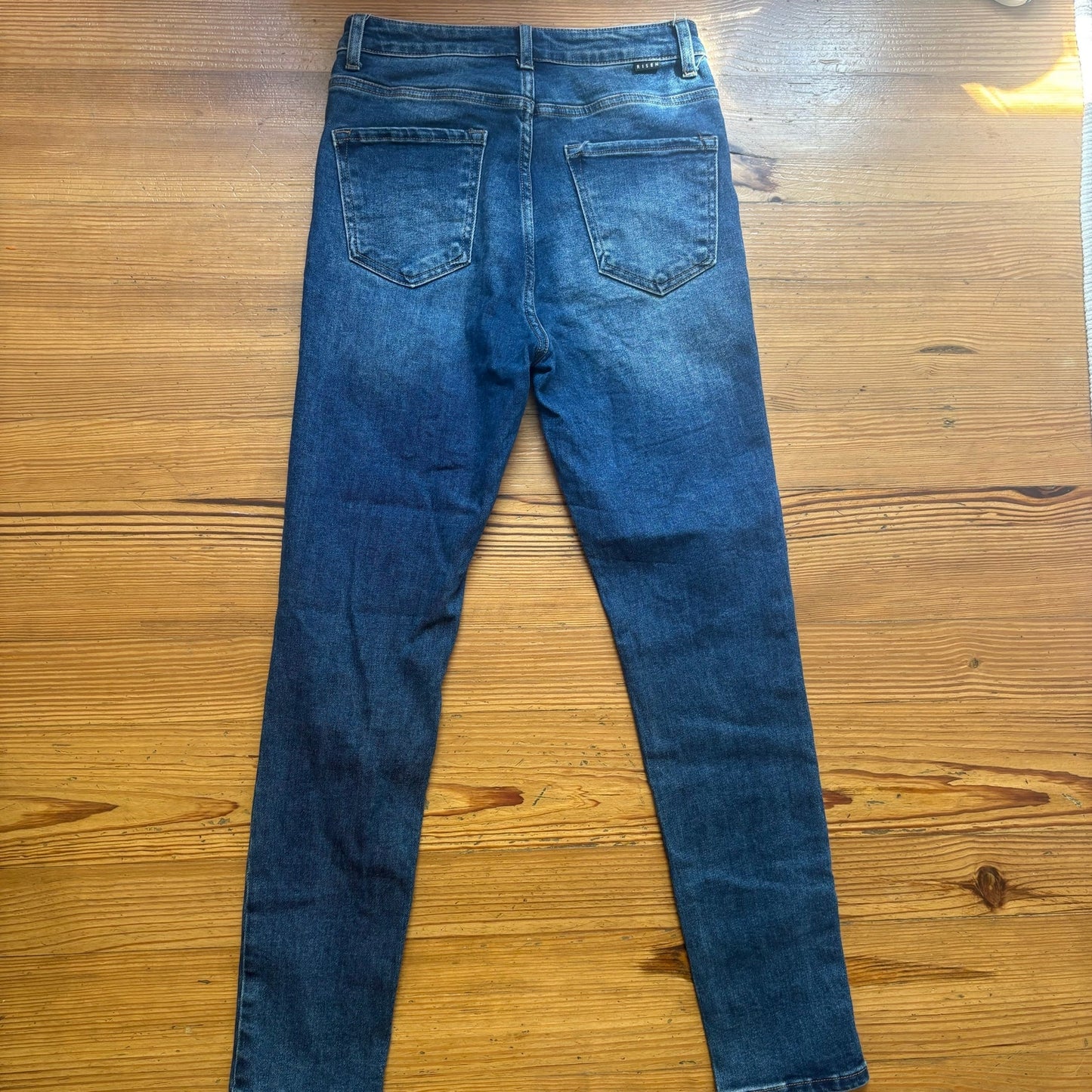 Risen dark wash high rise ankle slim womens jeans SIZE 28