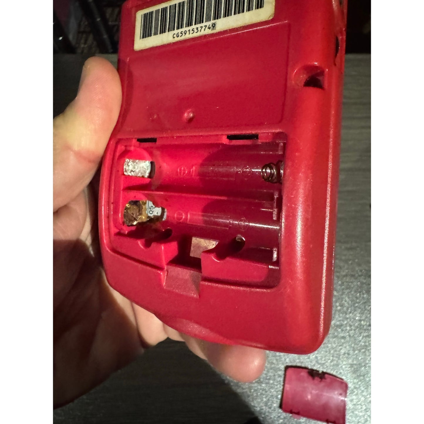 Game Boy Color Red - Not Tested - Parts