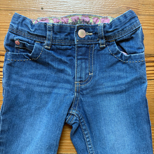 Genuine Kids dark wash adjustable waist flare toddler jeans SIZE 24M