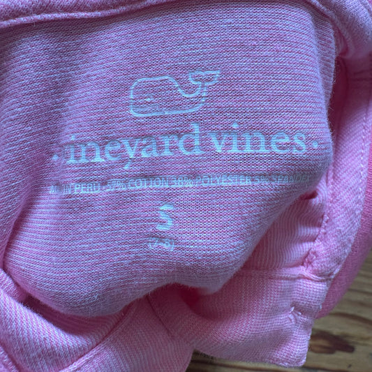Vineyard Vines light pink sleeveless collar girls tank SIZE S