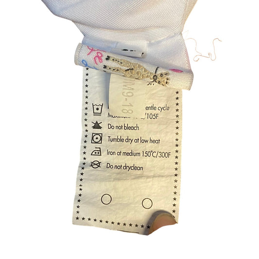 Pink yellow checkered ruffle lace hem cross bow back one piece swimsuit SIZE 3T