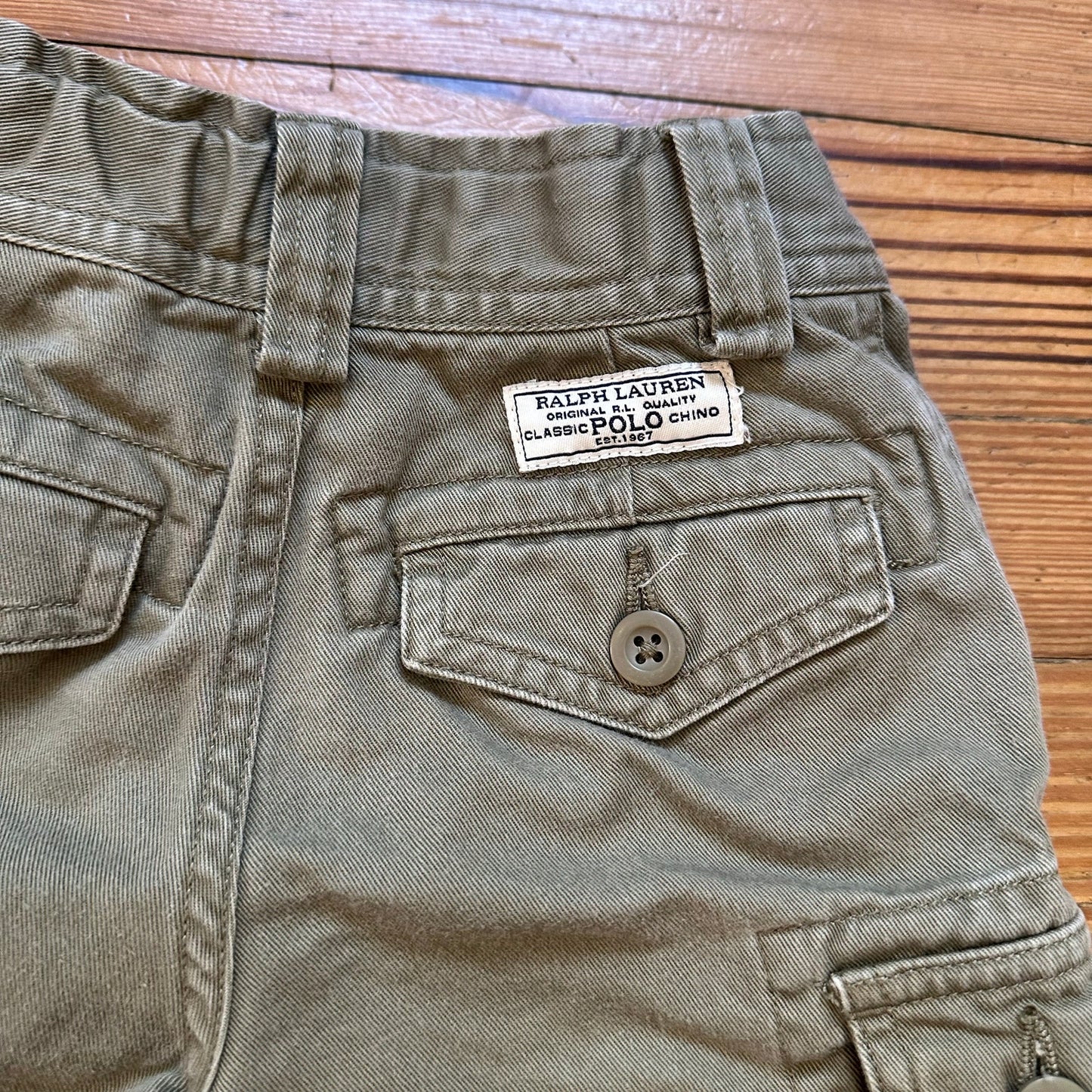 Polo Ralph Lauren olive green cargo pants SIZE 2