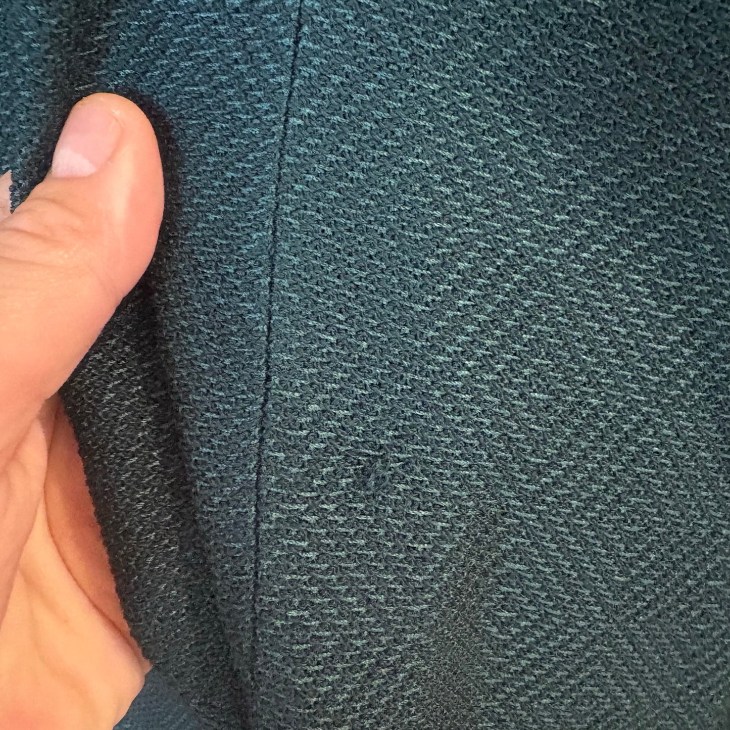 St. John dark emerald knit green gold toned buttons womens blazer SIZE 8
