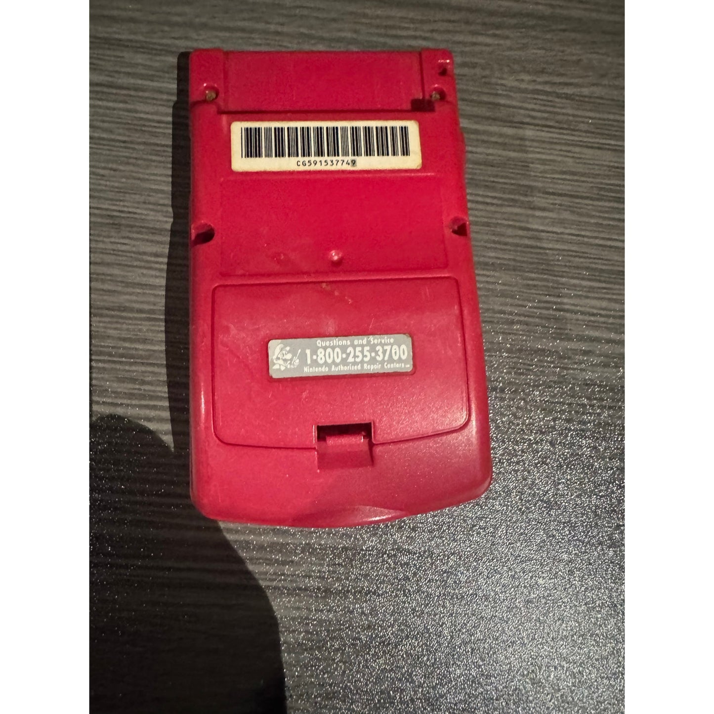 Game Boy Color Red - Not Tested - Parts