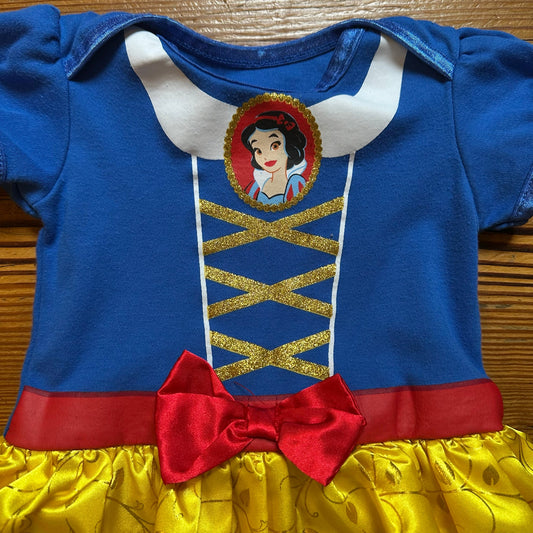 Disney Snow White blue yellow costume tutu one piece SIZE 6-12M