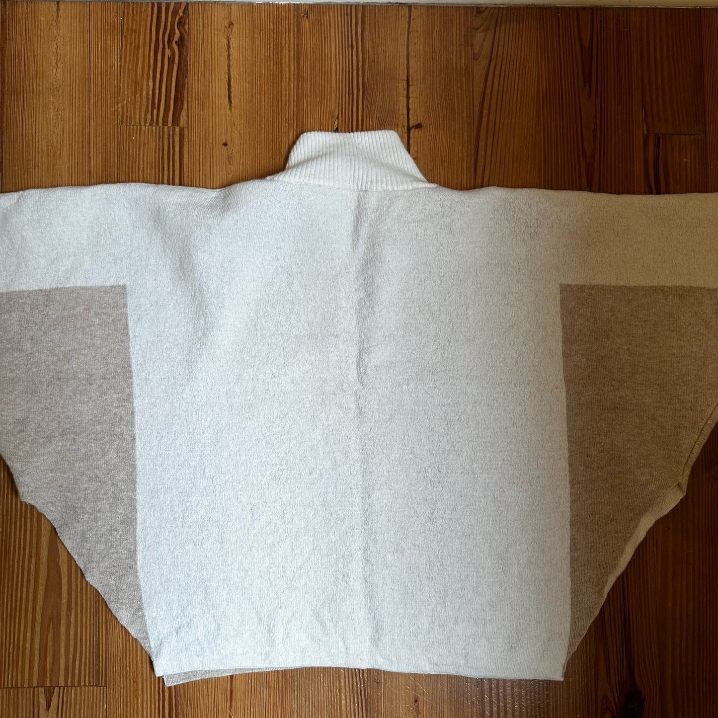 Note di Anita made in Italy neutral mock neck poncho SIZE OS
