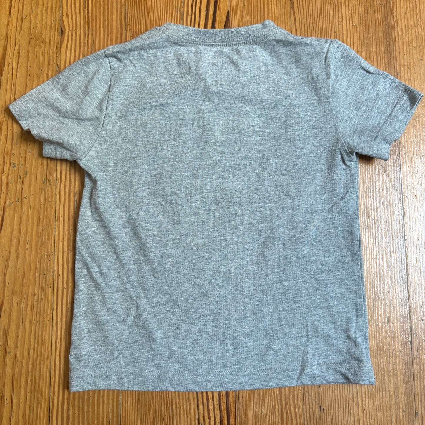 Nike Air light gray black graphic cotton short sleeve shirt SIZE 6