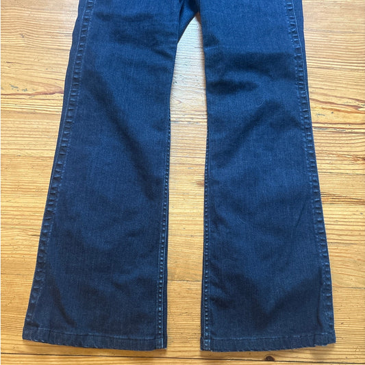 Rag & Bone Jane dark wash super high rise flare jeans SIZE 28