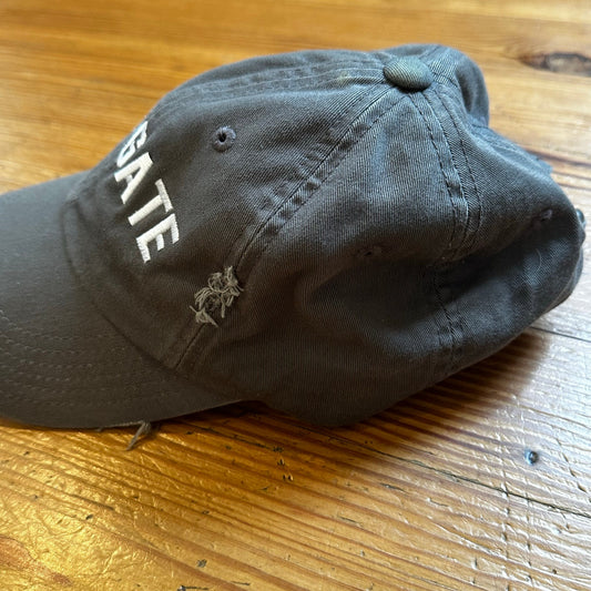 District. gray white Tailgate embroidery adjustable baseball cap