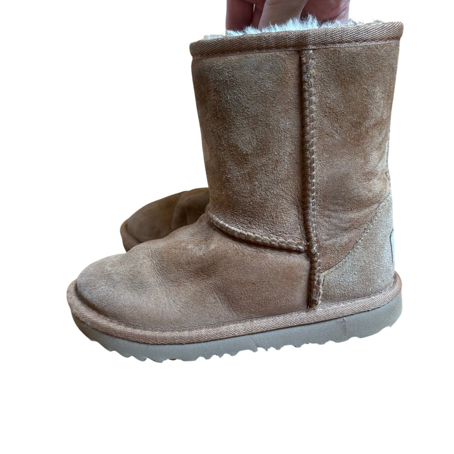 UGG Australia light brown suede classic winter toddler boots SIZE 12