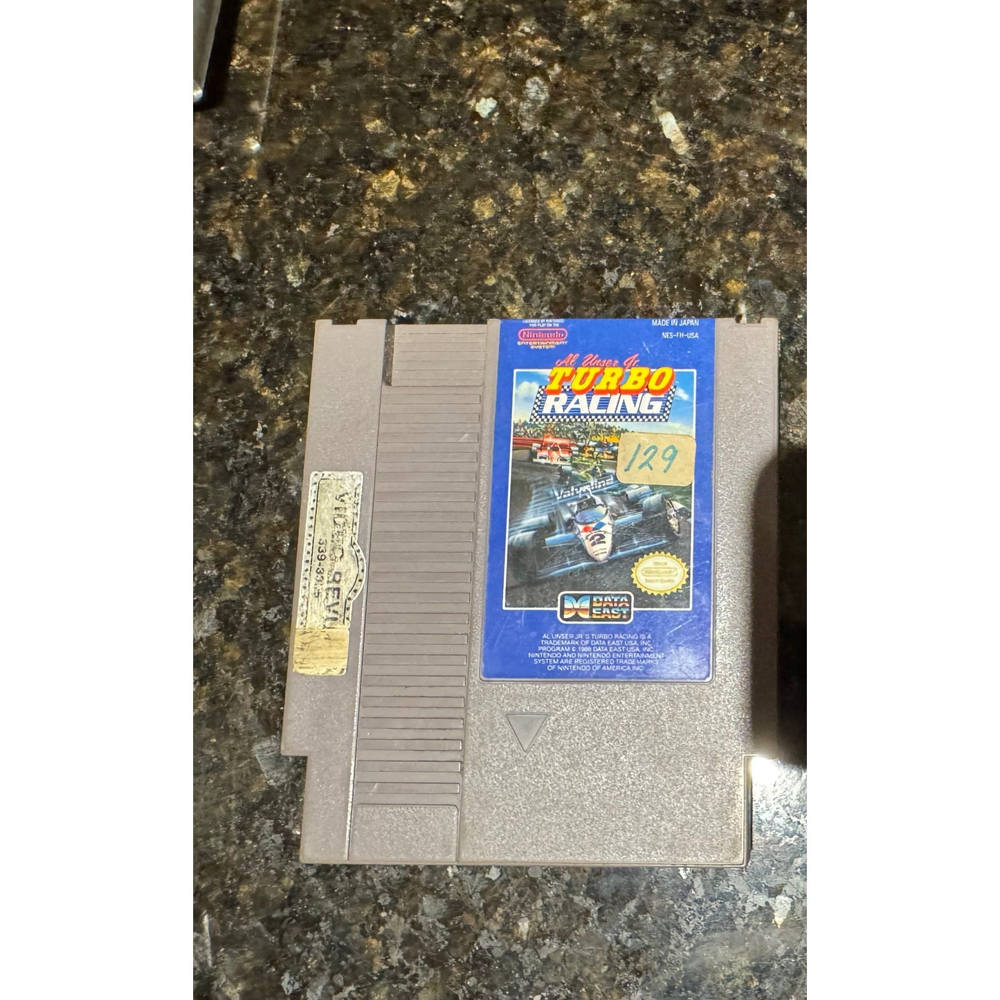 Al Unser Jr.'s Turbo Racing (NES, 1990) authentic & tested