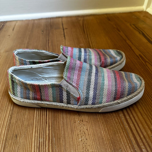 Jack Rogers rainbow slip on sneaker SIZE 10M