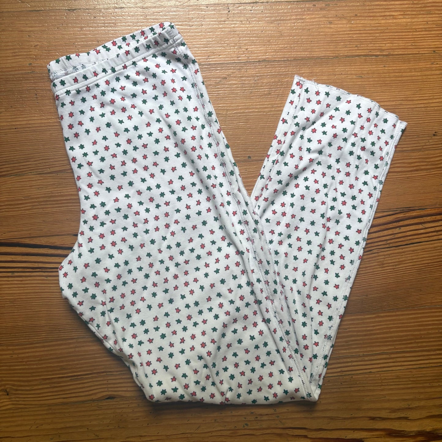 Roller Rabbit Starry Night white little star long sleeve pajama set SIZE M