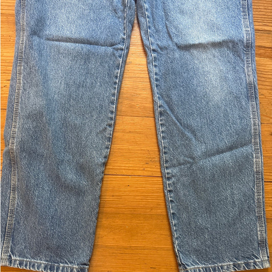 Dickies vintage medium wash cargo pocket mens jeans SIZE 33