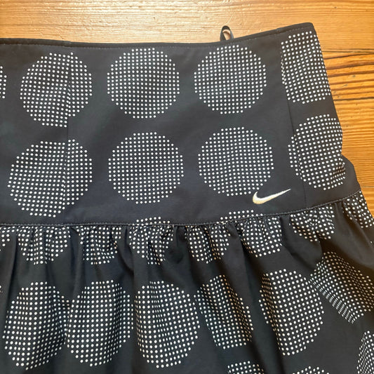 Nike Golf gray black polka dot reversible athletic skirt SIZE 8